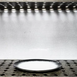 Assiette plate en porcelaine Ann Demeulemeester - Noir et blanc