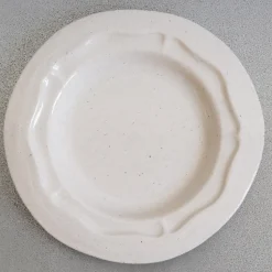 Assiette plate RLF Réféctoire - Sable Brillant