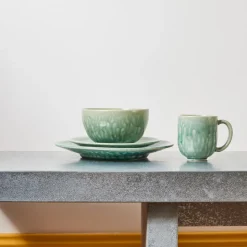 Assiette plate Tourron - Jade