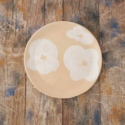 Assiette Printemps - Blanc - Adèle Beaumais