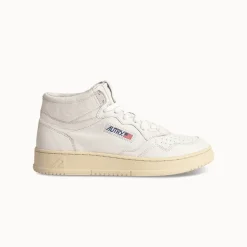 Autry - Baskets 01 Mid Wom - Blanc