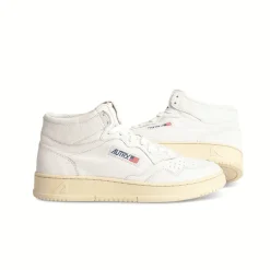 Autry - Baskets 01 Mid Wom - Blanc