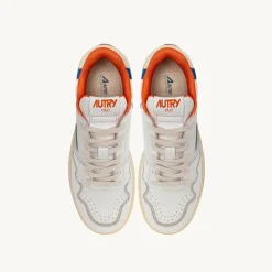 Autry - Baskets CLC Low - Blanc & Orange