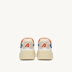 Autry - Baskets CLC Low - Blanc & Orange