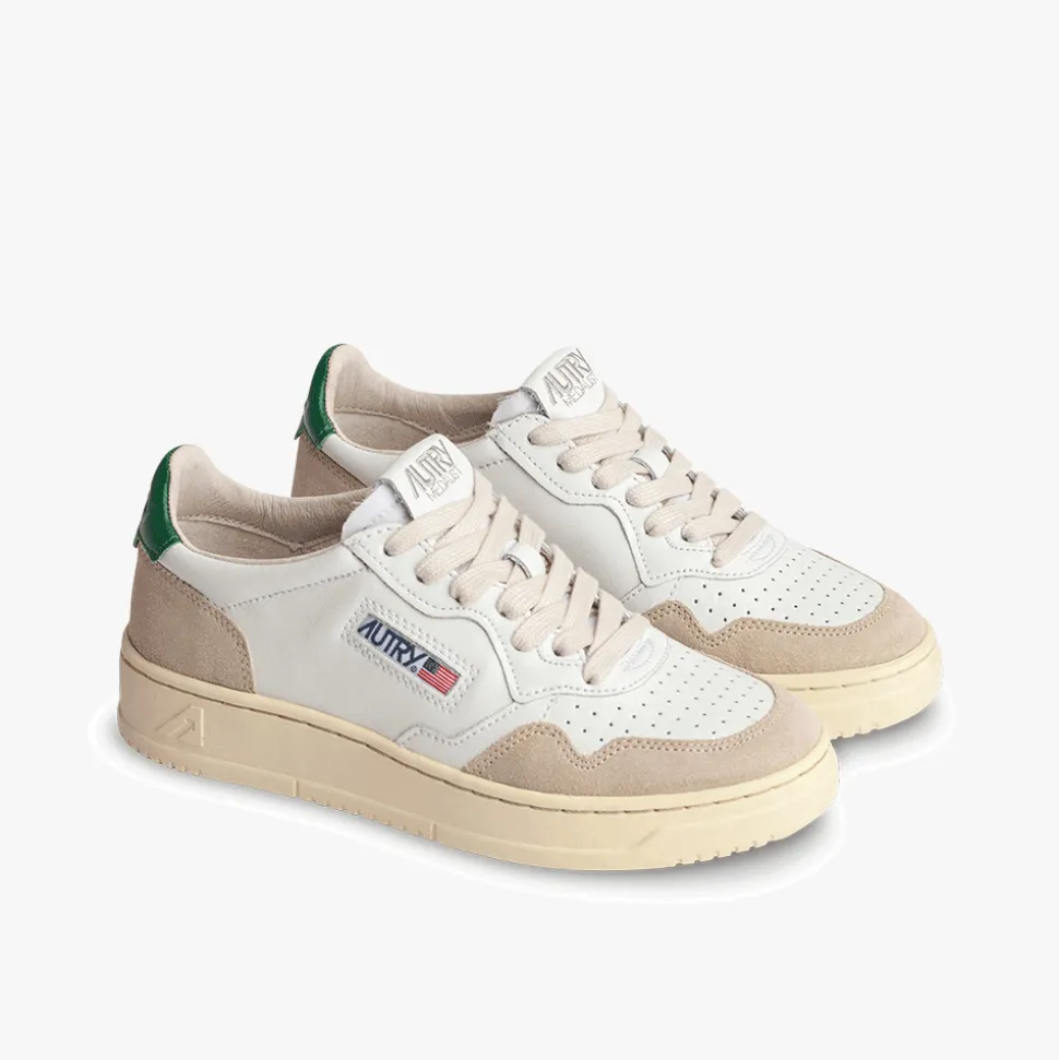 Autry - Baskets Medalist Low Suede - Vert