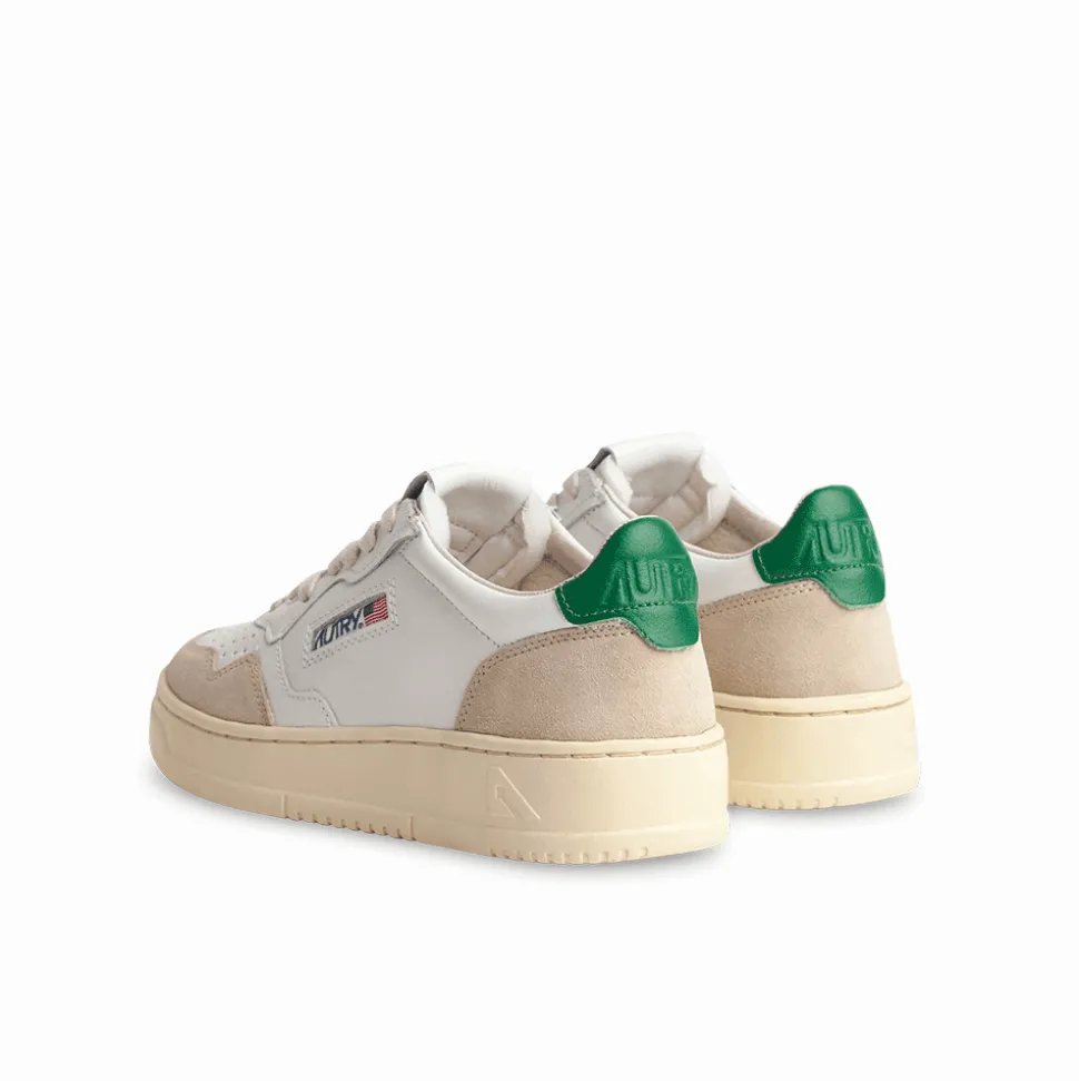 Autry - Baskets Medalist Low Suede - Vert