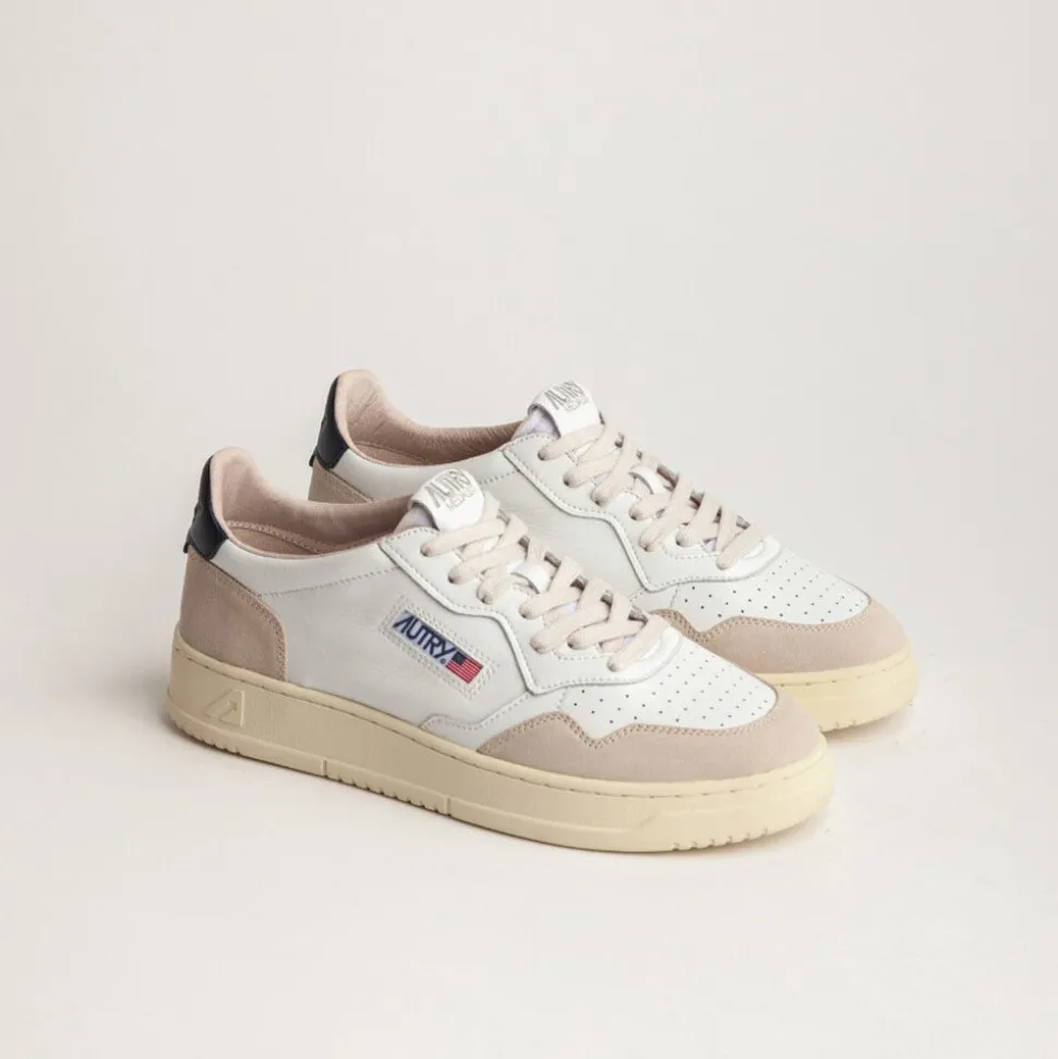 Autry - Baskets Medalist Low - Marine & Beige