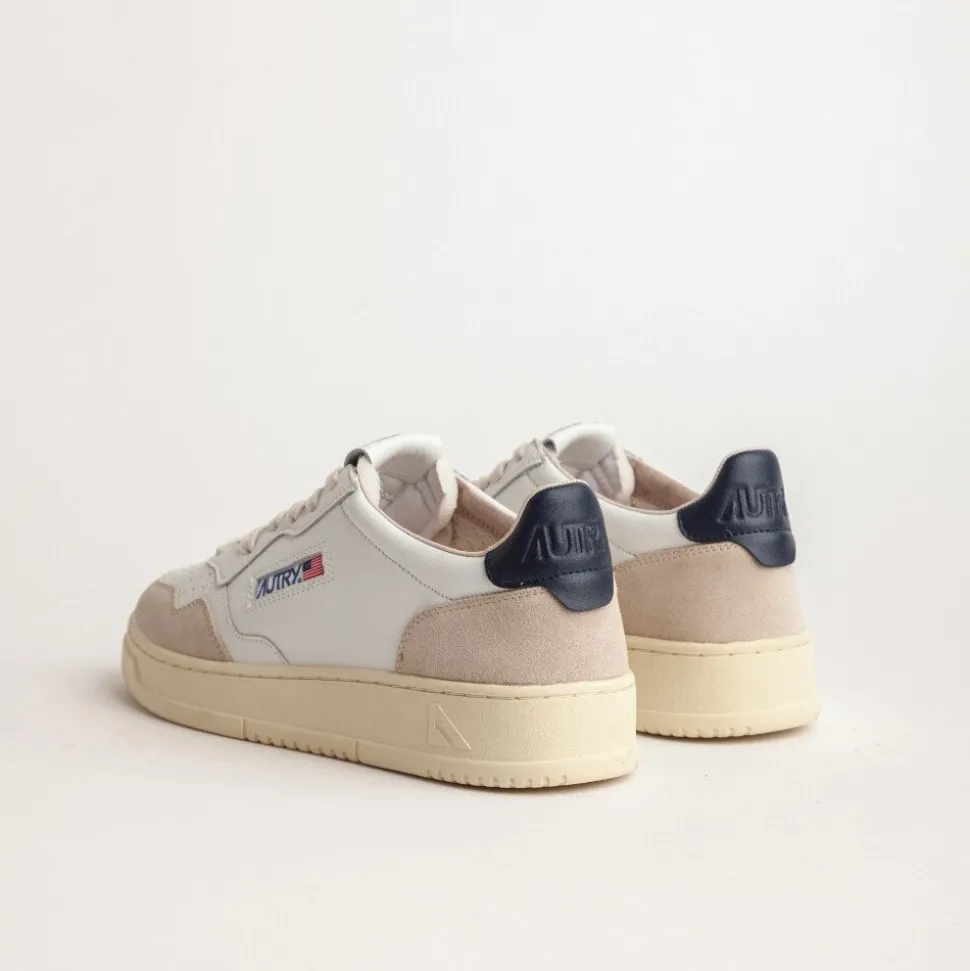 Autry - Baskets Medalist Low - Marine & Beige