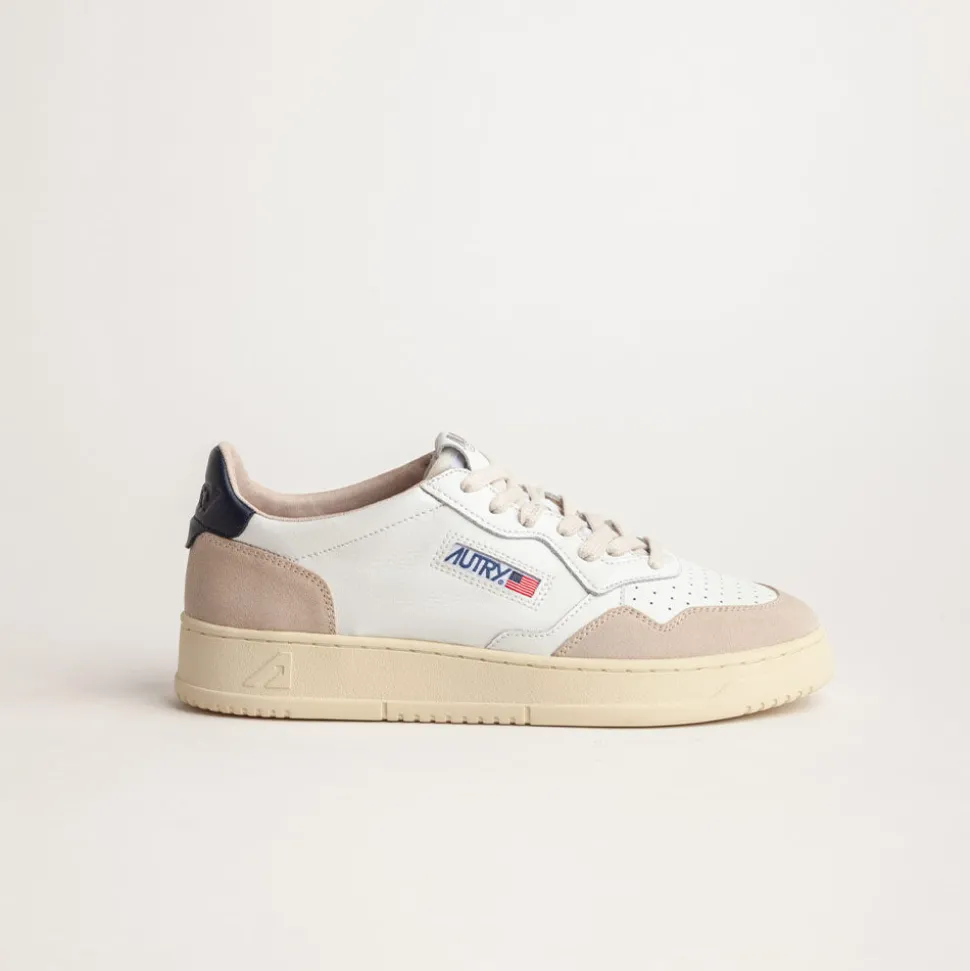 Autry - Baskets Medalist Low - Marine & Beige