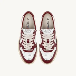 Autry - Baskets Medalist Low Bicolore - Bordeaux