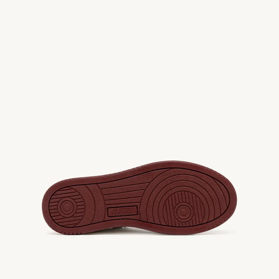 Autry - Baskets Medalist Low Bicolore - Bordeaux