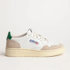 Autry - Baskets Medalist Low Wom - Vert & Beige