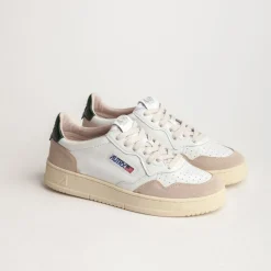 Autry - Baskets Medalist Low - Kaki & Beige