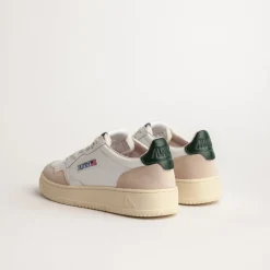 Autry - Baskets Medalist Low - Kaki & Beige