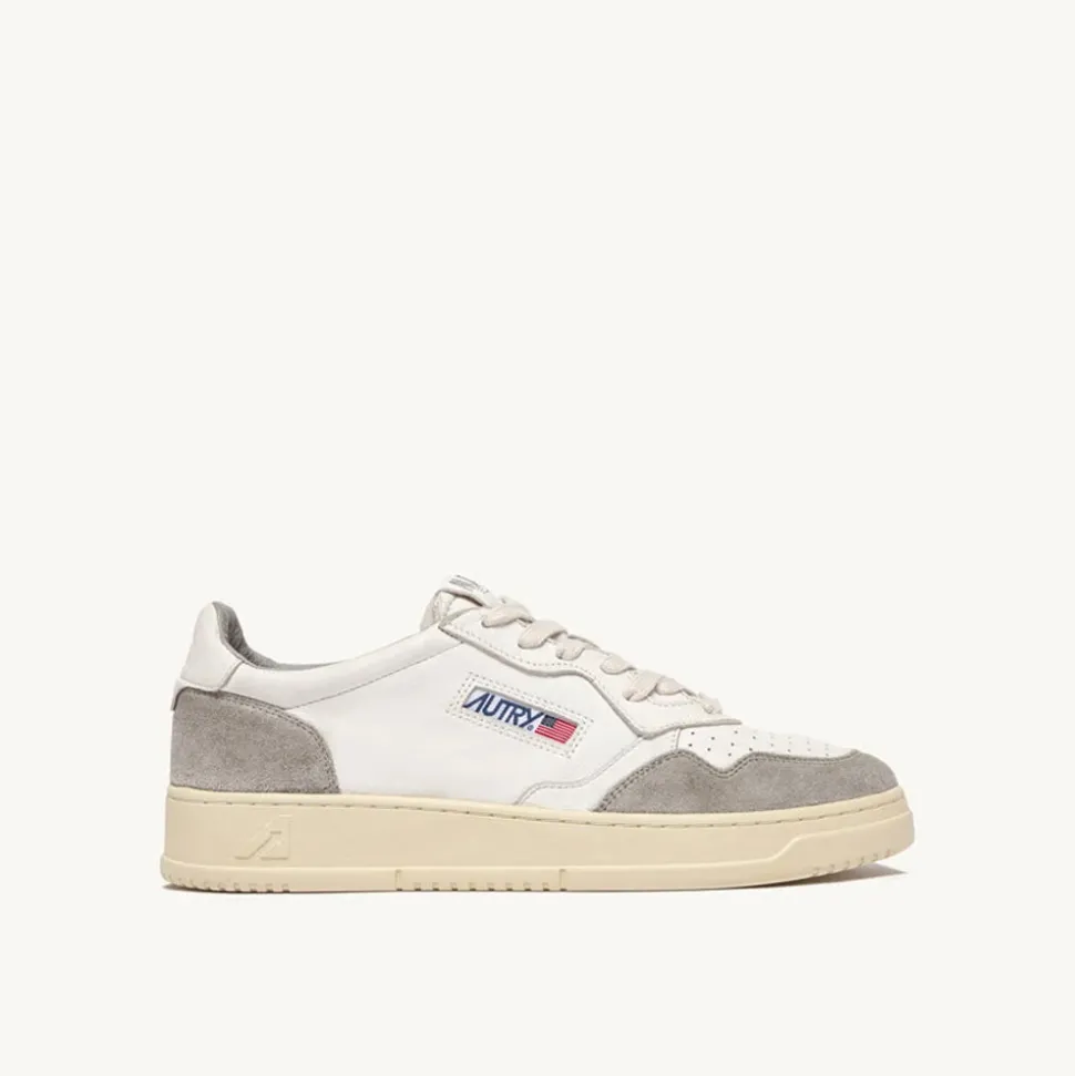 Autry - Baskets Medalist Low Goat/Suede - Gris