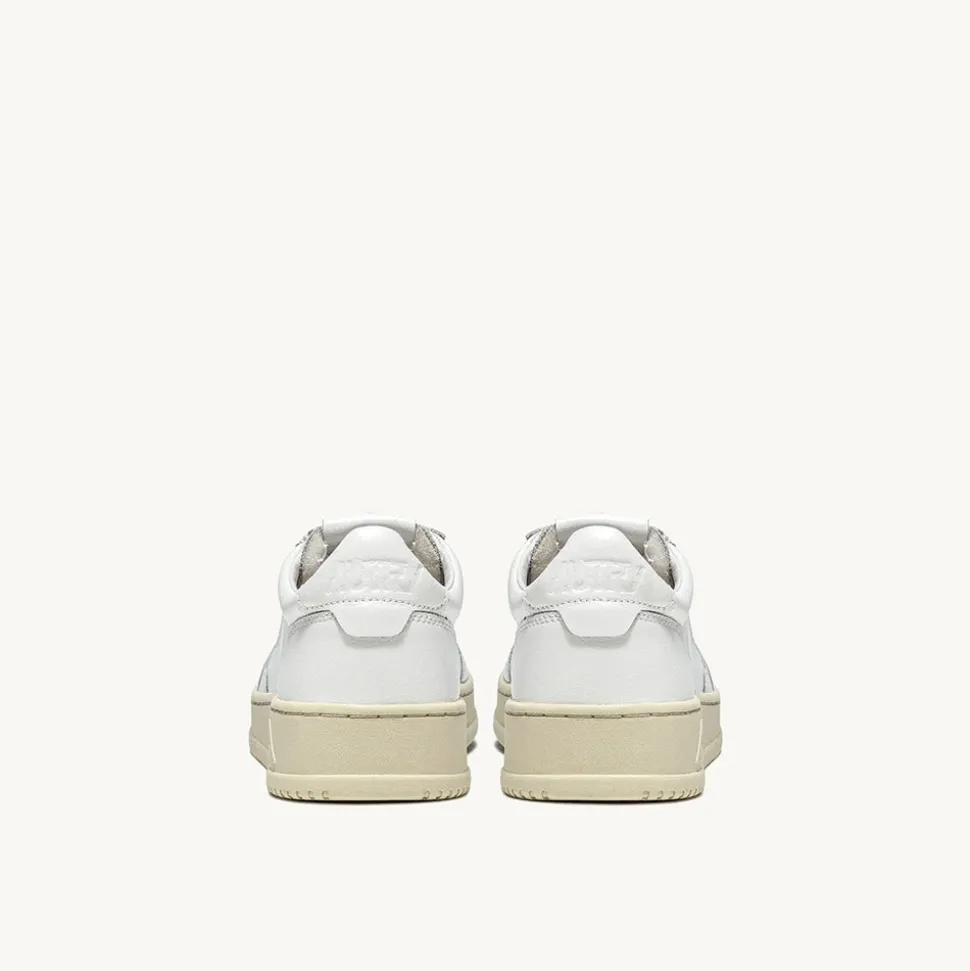Autry - Baskets Medalist Low Cuir - Blanc