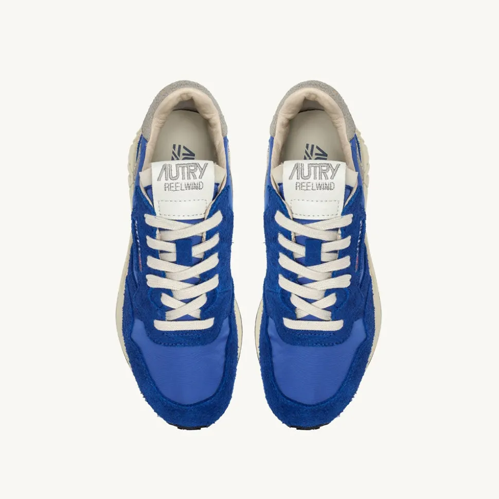 Autry - Baskets Reelwind Low - Blanche & Bleu