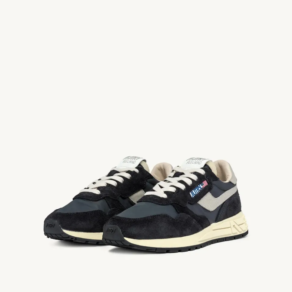 Autry - Baskets Reelwind Low - Blanche & Noir