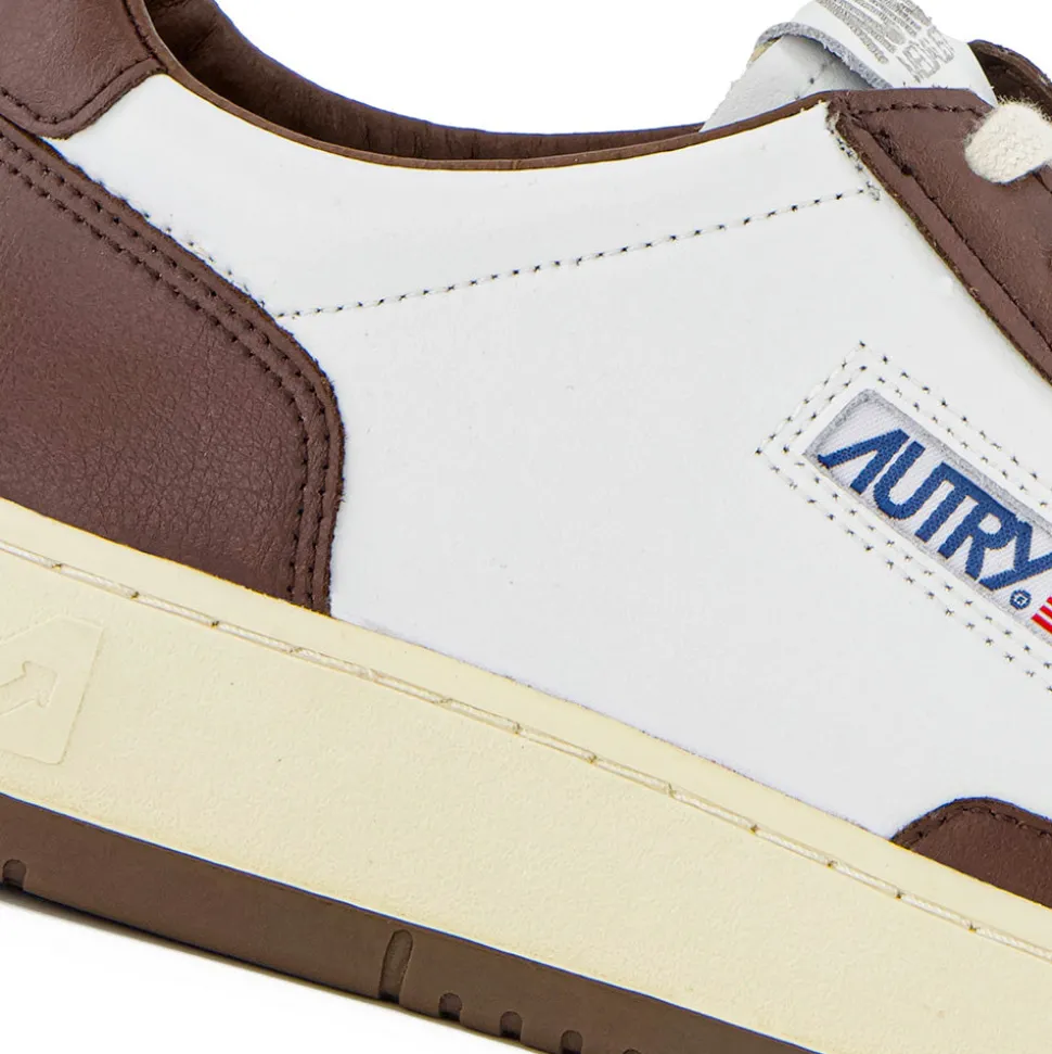 Autry - Medalist Low Man - Marron/Blanc