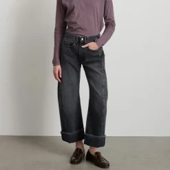 B Sides - Jeans Relaxed Lasso Cuffed - Noir