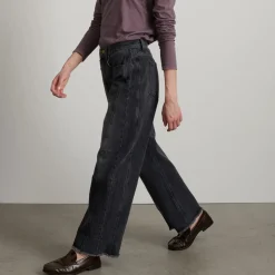 B Sides - Jeans Relaxed Lasso Cuffed - Noir