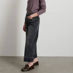 B Sides - Jeans Relaxed Lasso Cuffed - Noir