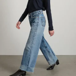 B Sides - Jeans Reworked Culotte - Vintage Indigo