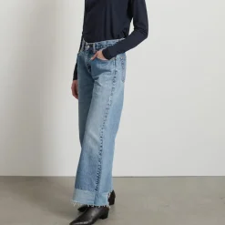 B Sides - Jeans Reworked Culotte - Vintage Indigo