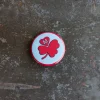 Badge Merci - Trèfle