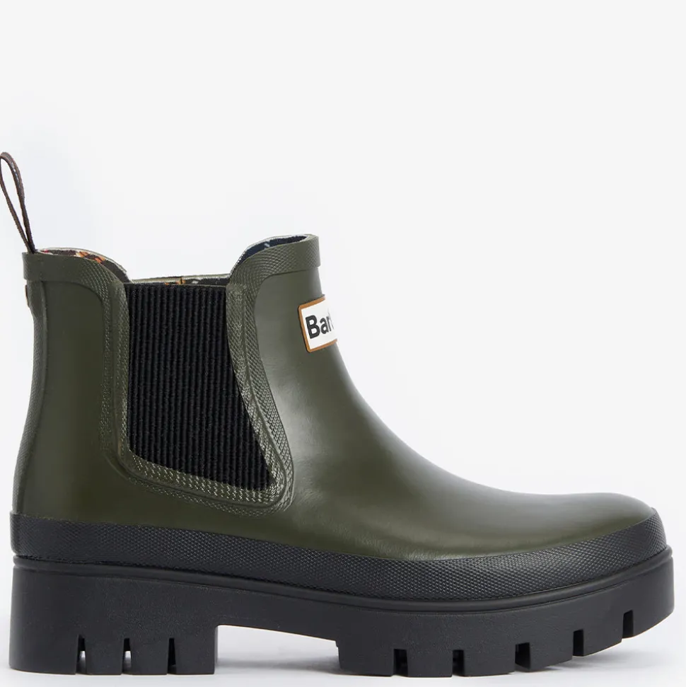 Barbour - Bottines Halton - Olive