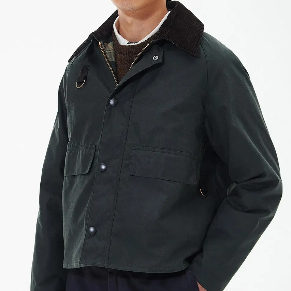 Barbour - Veste Cirée Slim - Bleu