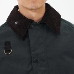 Barbour - Veste Cirée Slim - Bleu