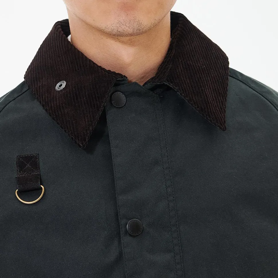 Barbour - Veste Cirée Slim - Bleu