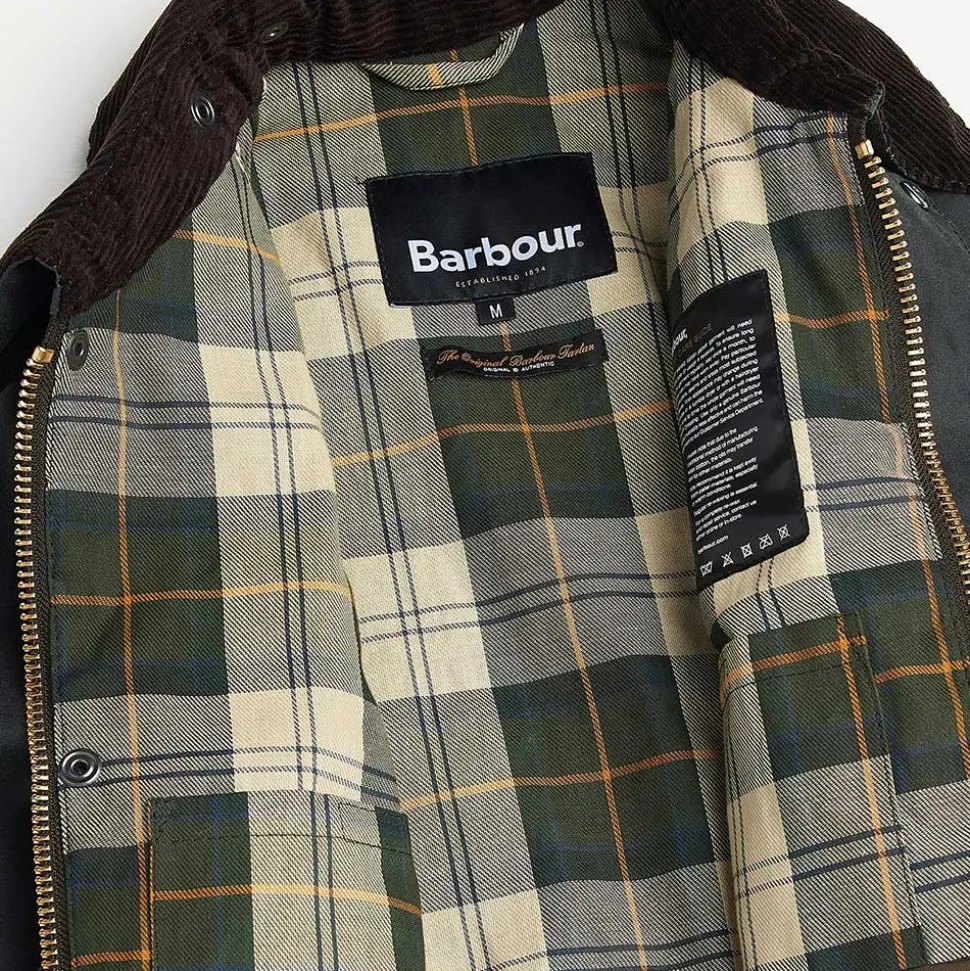 Barbour - Veste Cirée Slim - Bleu
