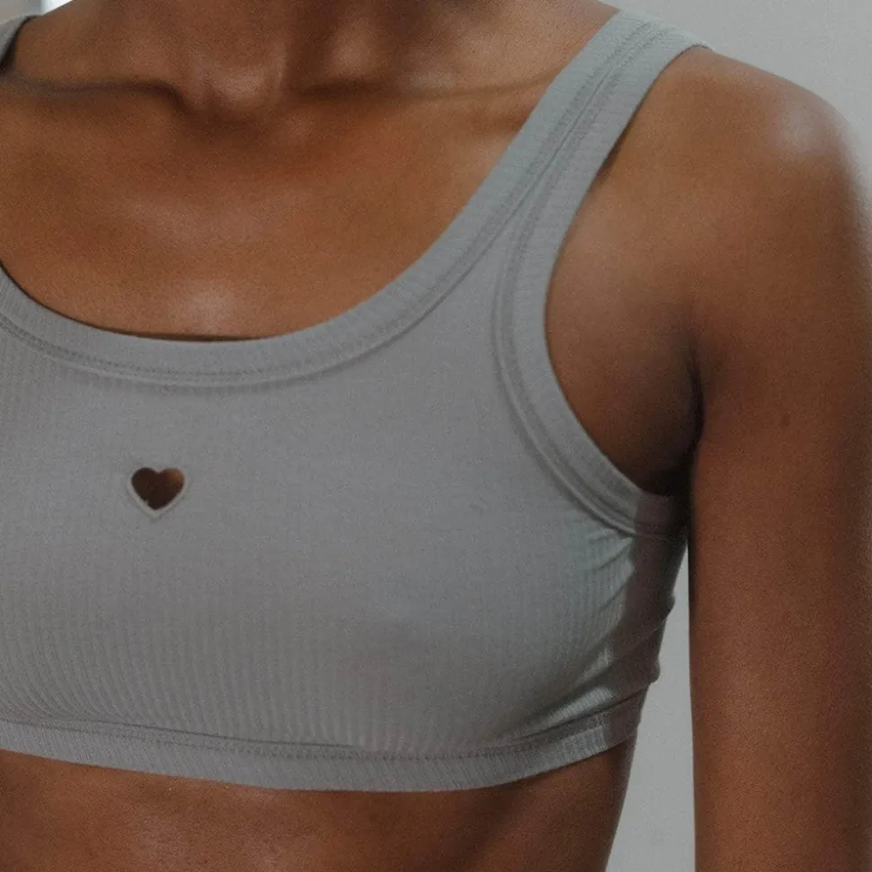 Baserange - Bralette Heart - Bleu