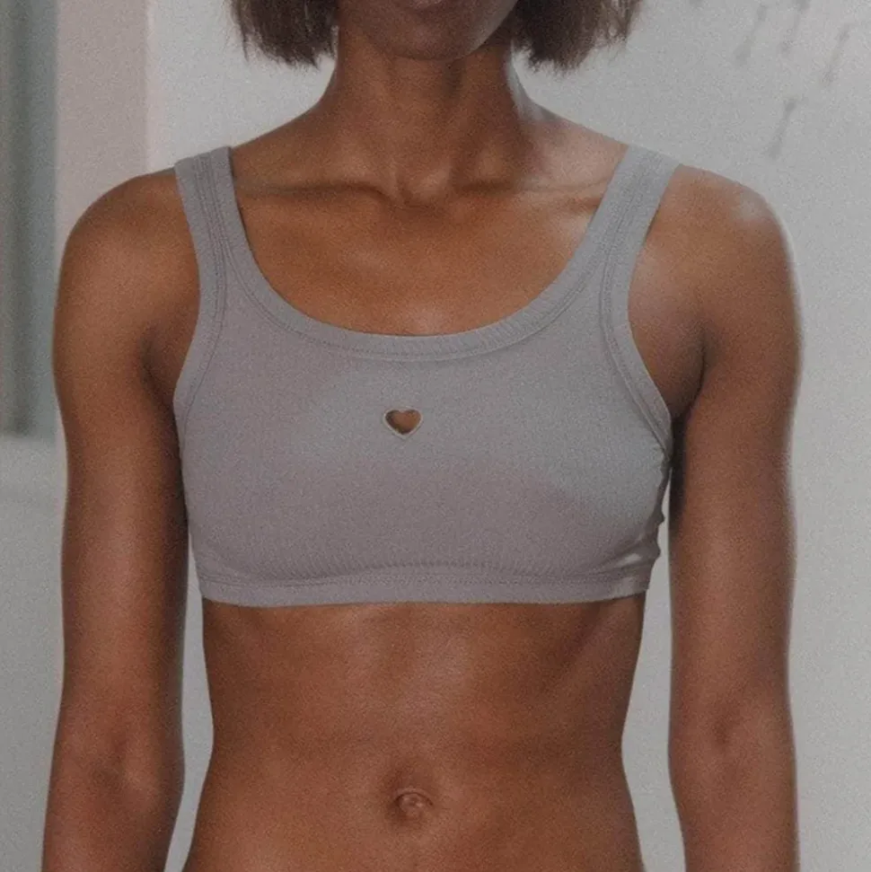 Baserange - Bralette Heart - Bleu