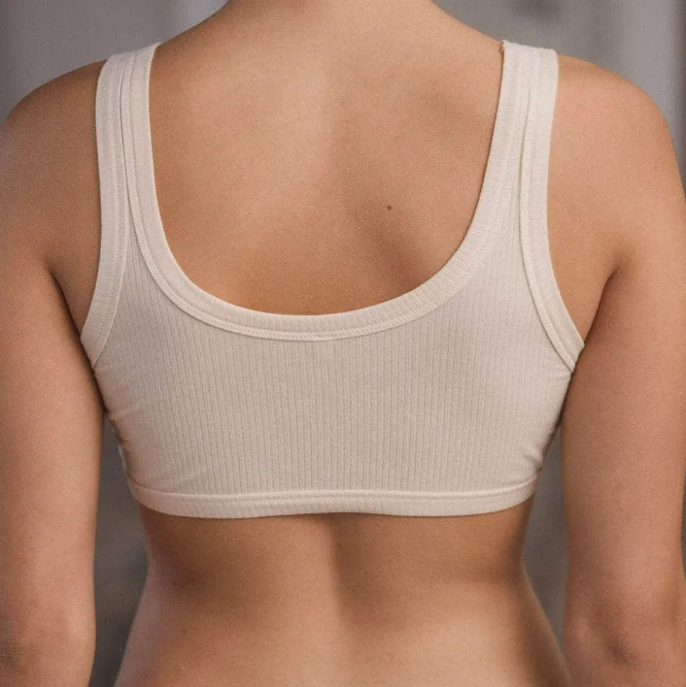 Baserange - Bralette Heart - Blanc