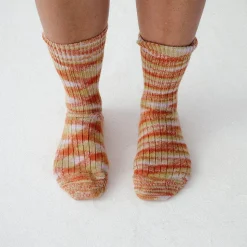 Baserange - Chaussettes Tordadés - Orange