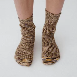 Baserange - Chaussettes Tordadés - Marron