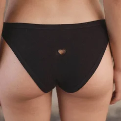 Baserange - Culotte Heart Bell - Noir
