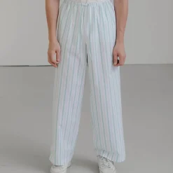 Baserange - Pantalon pyjama Kolla - Rayées Bleu