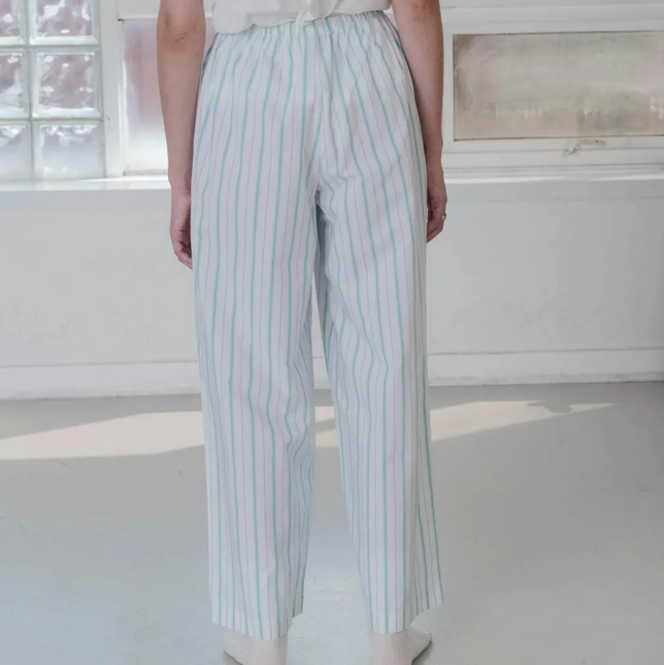 Baserange - Pantalon pyjama Kolla - Rayées Bleu