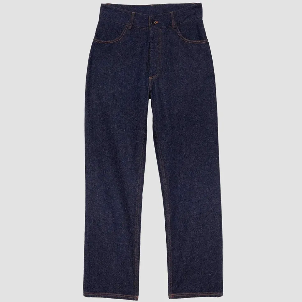 Baserange - Pantalon Tajo - Bleu