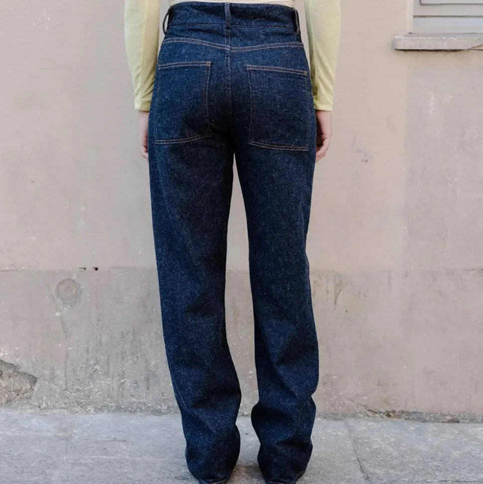 Baserange - Pantalon Tajo - Bleu