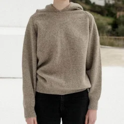 Baserange - Pull soar - Marron Taupe