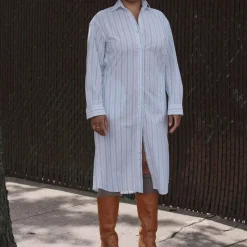 Baserange - Robe Chemise Ole - Rayées