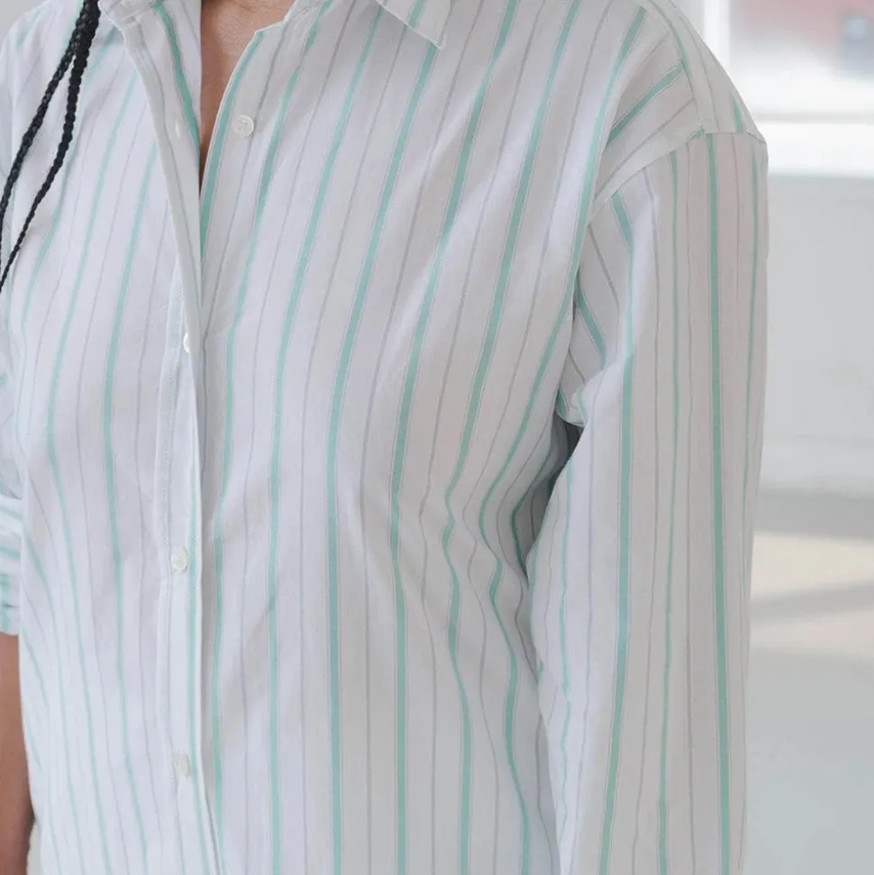Baserange - Robe Chemise Ole - Rayées