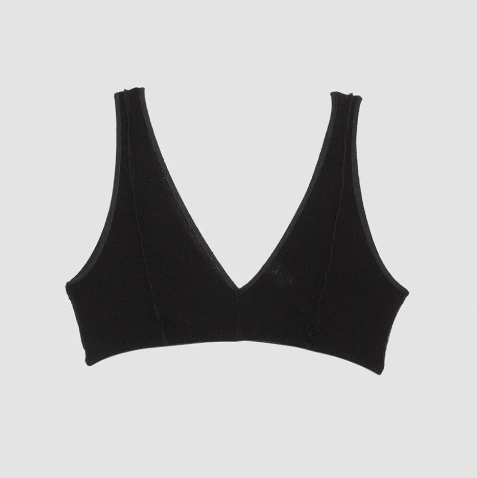 Baserange - Soutien-gorge Vein - Noir