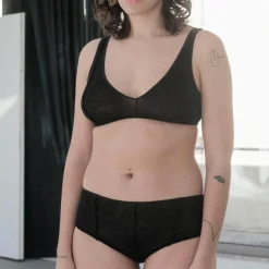 Baserange - Soutien-gorge Vein - Noir