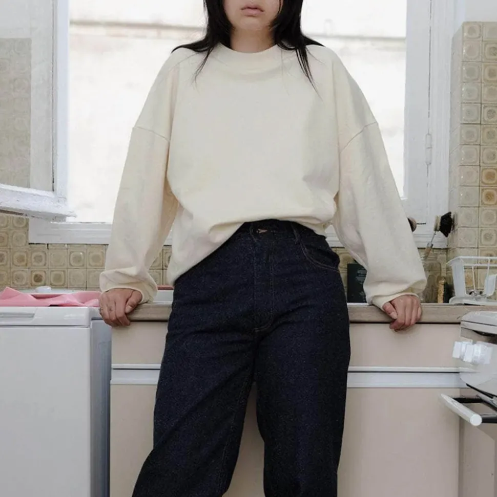 Baserange - Sweat Rim - Blanc
